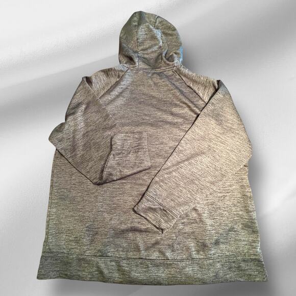 Russell Pullover Fleece Hoodie Mens XXL Gray Handwarmer Front Pockets 86.9=A0027 - Picture 2 of 10